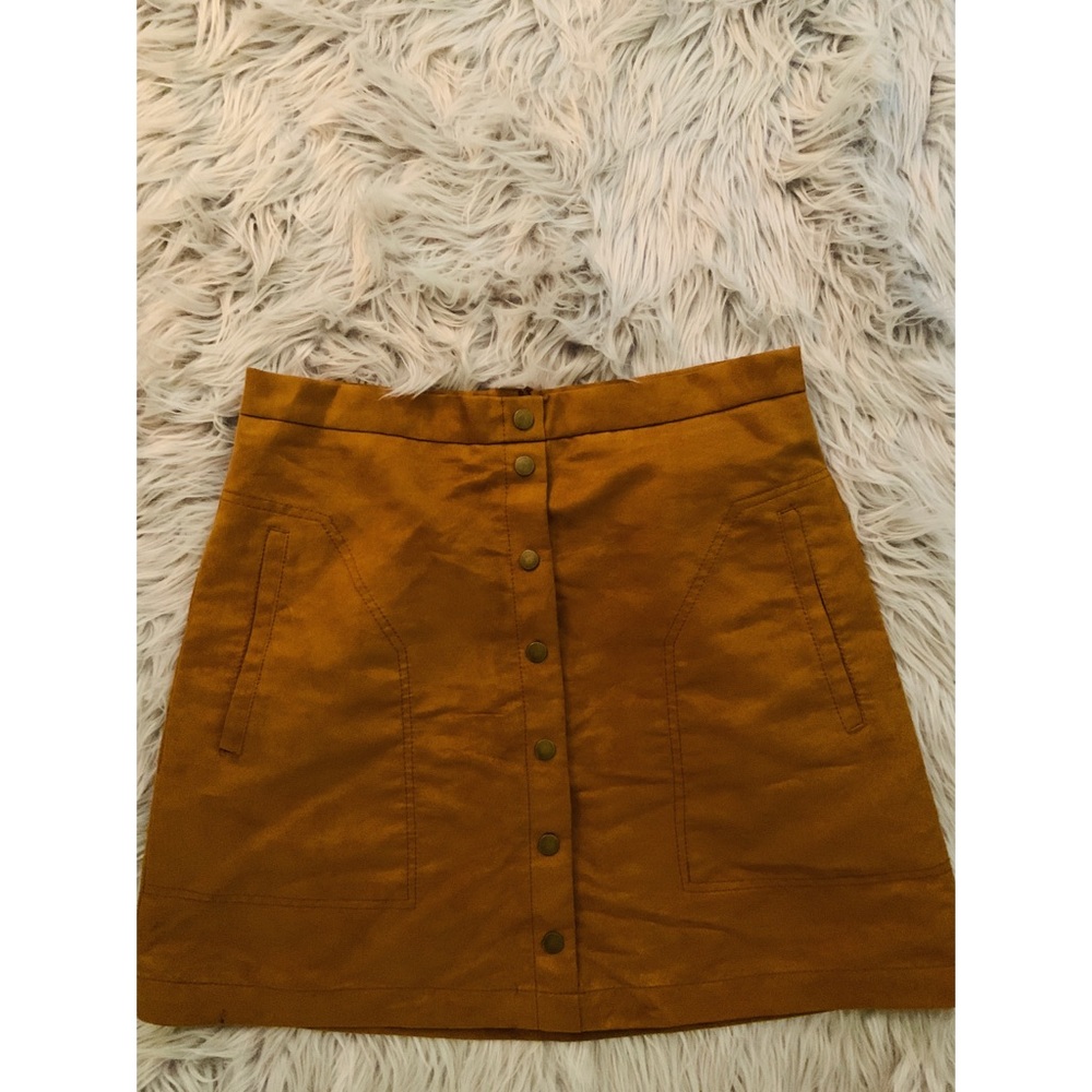 Suede Skirt
